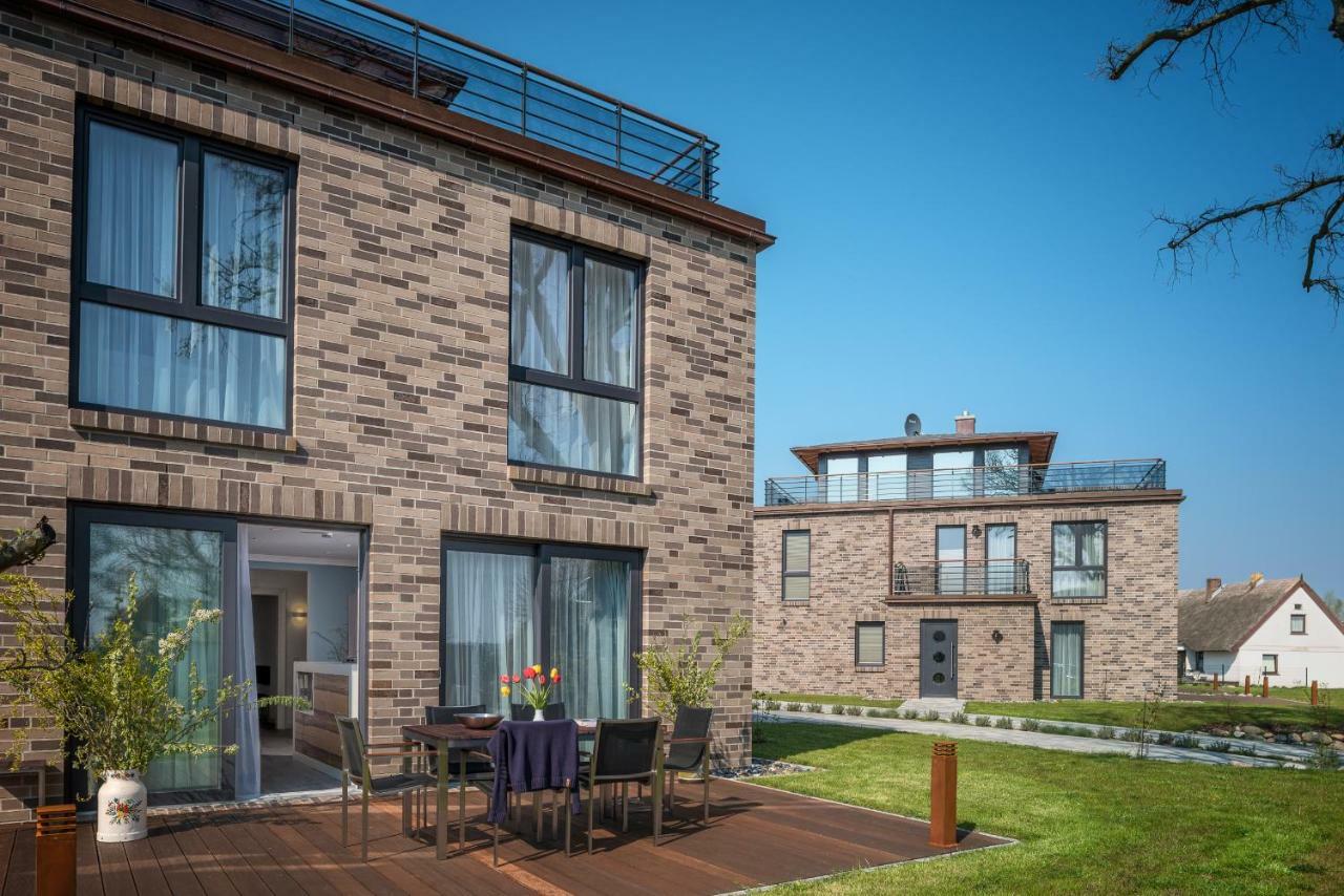 Villa Lotsenhaeuser Ruegen - Luxus Ferienhaus - 3 Schlafzimmer - Sauna - Dachterrasse Mit Boddenblick Breege Exterior foto