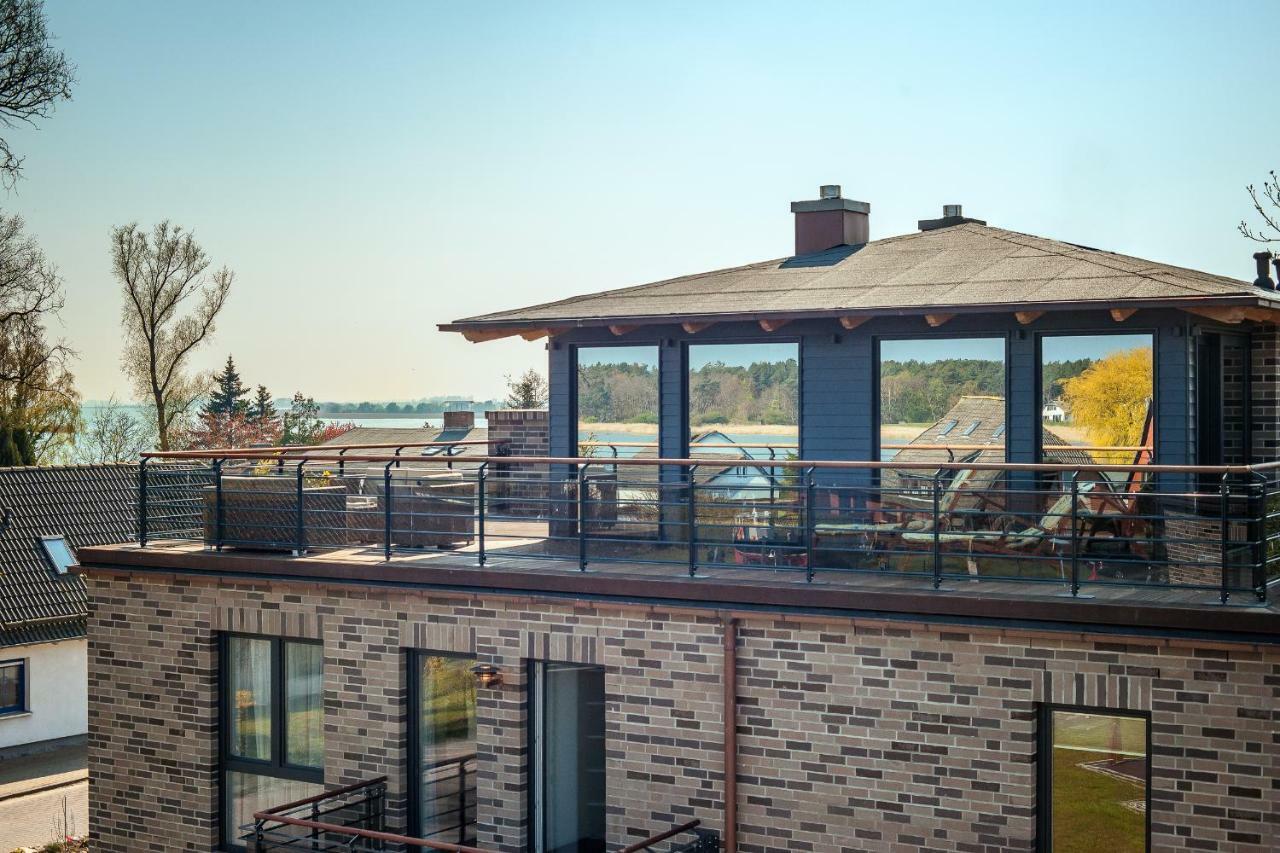 Villa Lotsenhaeuser Ruegen - Luxus Ferienhaus - 3 Schlafzimmer - Sauna - Dachterrasse Mit Boddenblick Breege Exterior foto